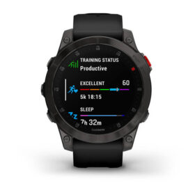 Đồng Hồ Thông Minh Garmin Epix Gen 2, Sapphire - Carbon Gray DLC Titanium Silicone Band 3