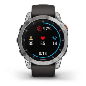 Đồng Hồ Thông Minh Garmin Epix Gen 2 Slate Steel Silicone Band 1