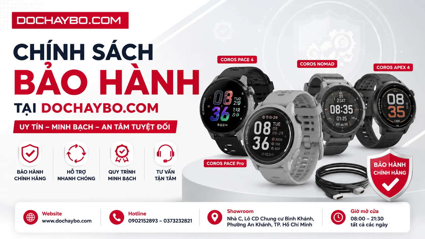 Chính Sách Bảo Hành Tại Dochaybo.com