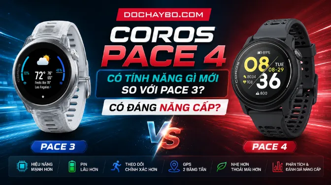 Coros Pace 4 Có Tính Năng Gì Mới So Với Thế Hệ Trước? Liệu Có Đáng Để Nâng Cấp