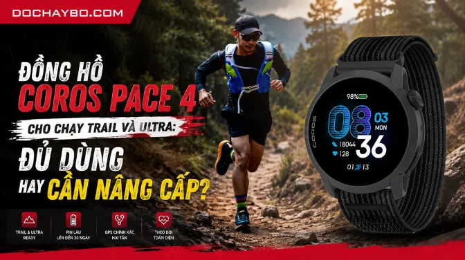 Đồng Hồ Coros Pace 4 Cho Chạy Trail