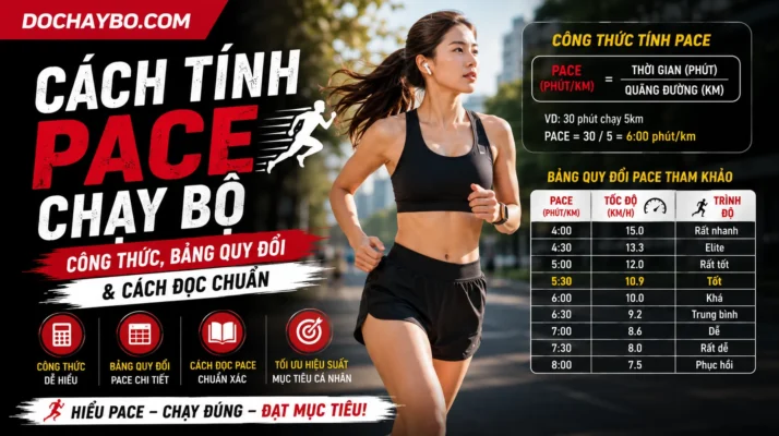Cách Tính Pace Chạy Bộ