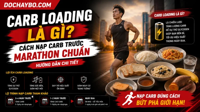 Carb Loading Là Gì? Cách Nạp Carb Trước Marathon Chuẩn – Hướng Dẫn Chi Tiết