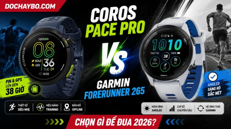 Coros Pace Pro vs Garmin Forerunner 265: Ai Phù Hợp Với Từng Loại Để Đua