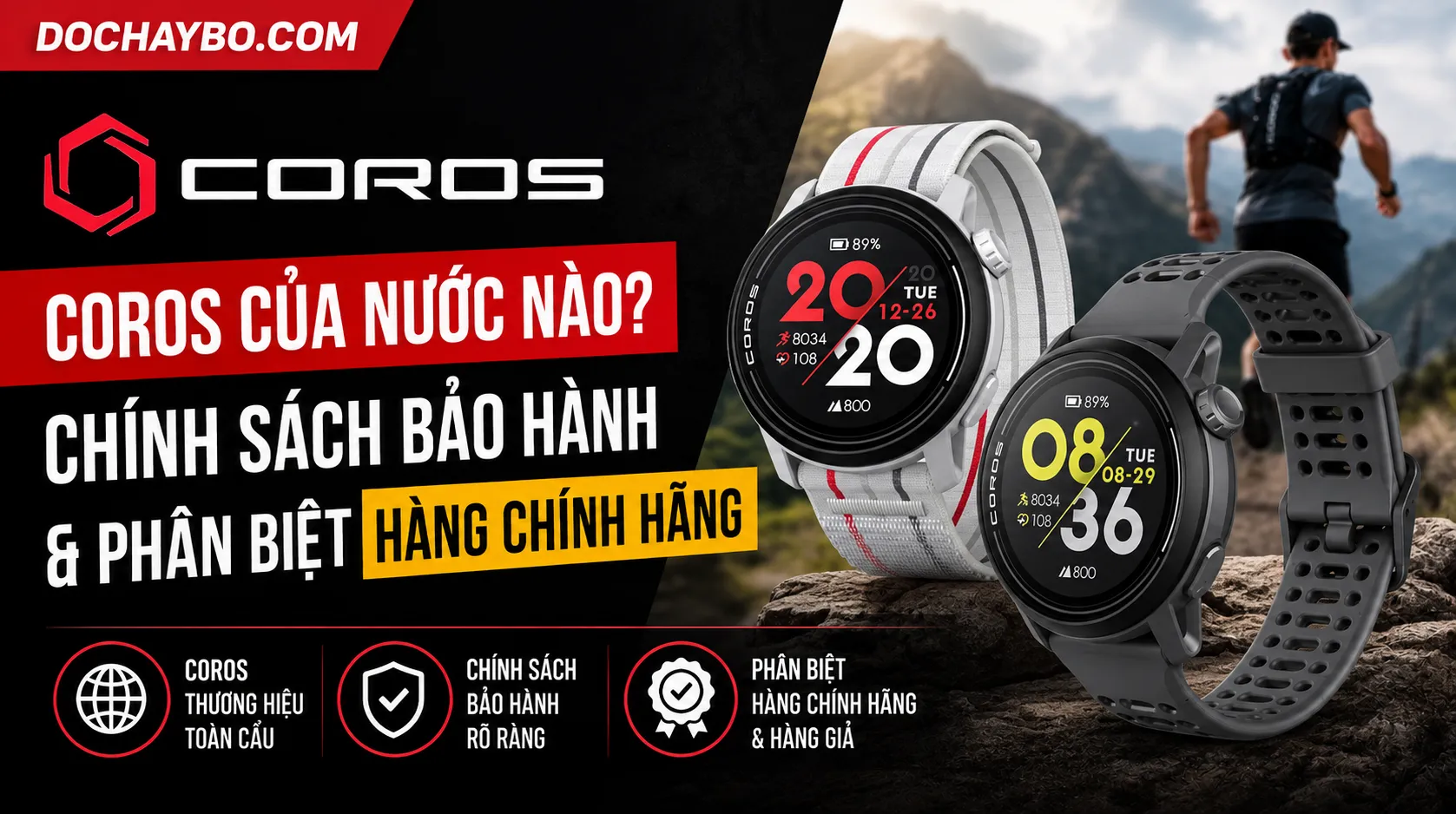 Đồng Hồ Chạy Bộ Coros Pace 3 Phù Hợp Với Ai