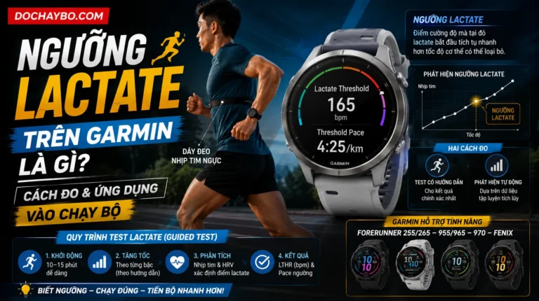 Ngưỡng Lactate Trên Garmin Là Gì? Cách Đo Và Ứng Dụng Vào Chạy Bộ
