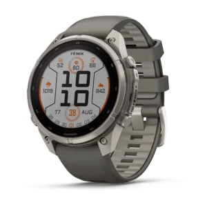 47 mm - Pro - Solar - Titan Tự Nhiên - Dây Đeo Silicon Màu Xám Xỏi