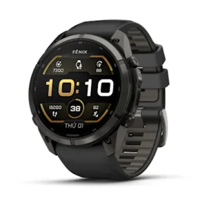 51 mm - Pro - Titan Xám Carbon - Dây Đeo Silicon Màu Đen