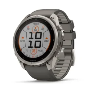 51 mm - Pro - Solar - Titan Tự Nhiên - Dây Đeo Silicon Màu Xám Xỏi